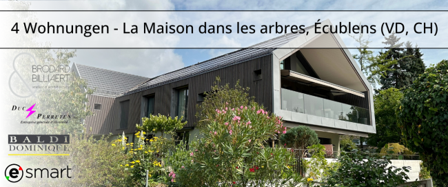 4 appartements – La Maison dans les arbres, Ecublens (VD, CH) DE